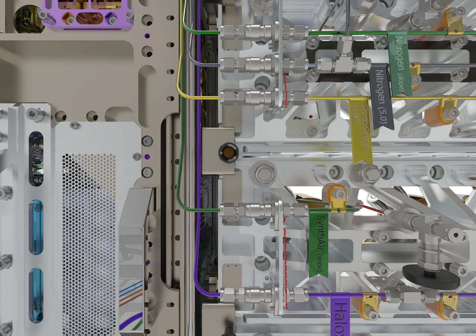 CARIBIC – gas supply in detail