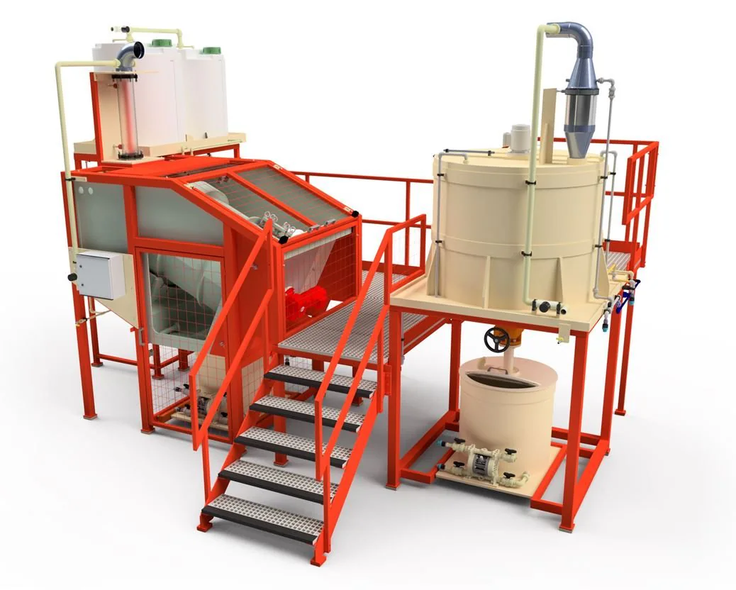 Precious metal recovery plant