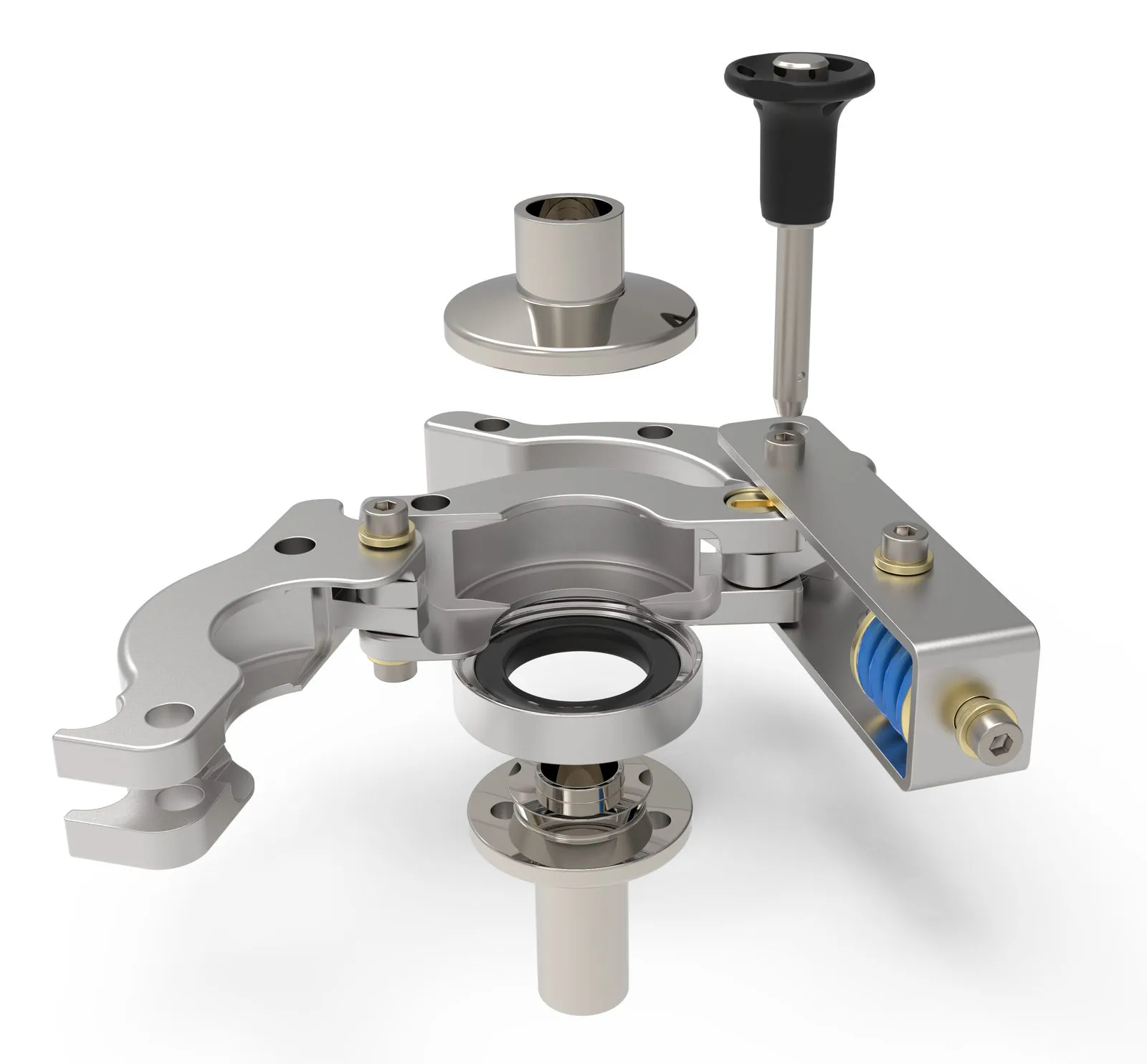 Coupling with index plunger