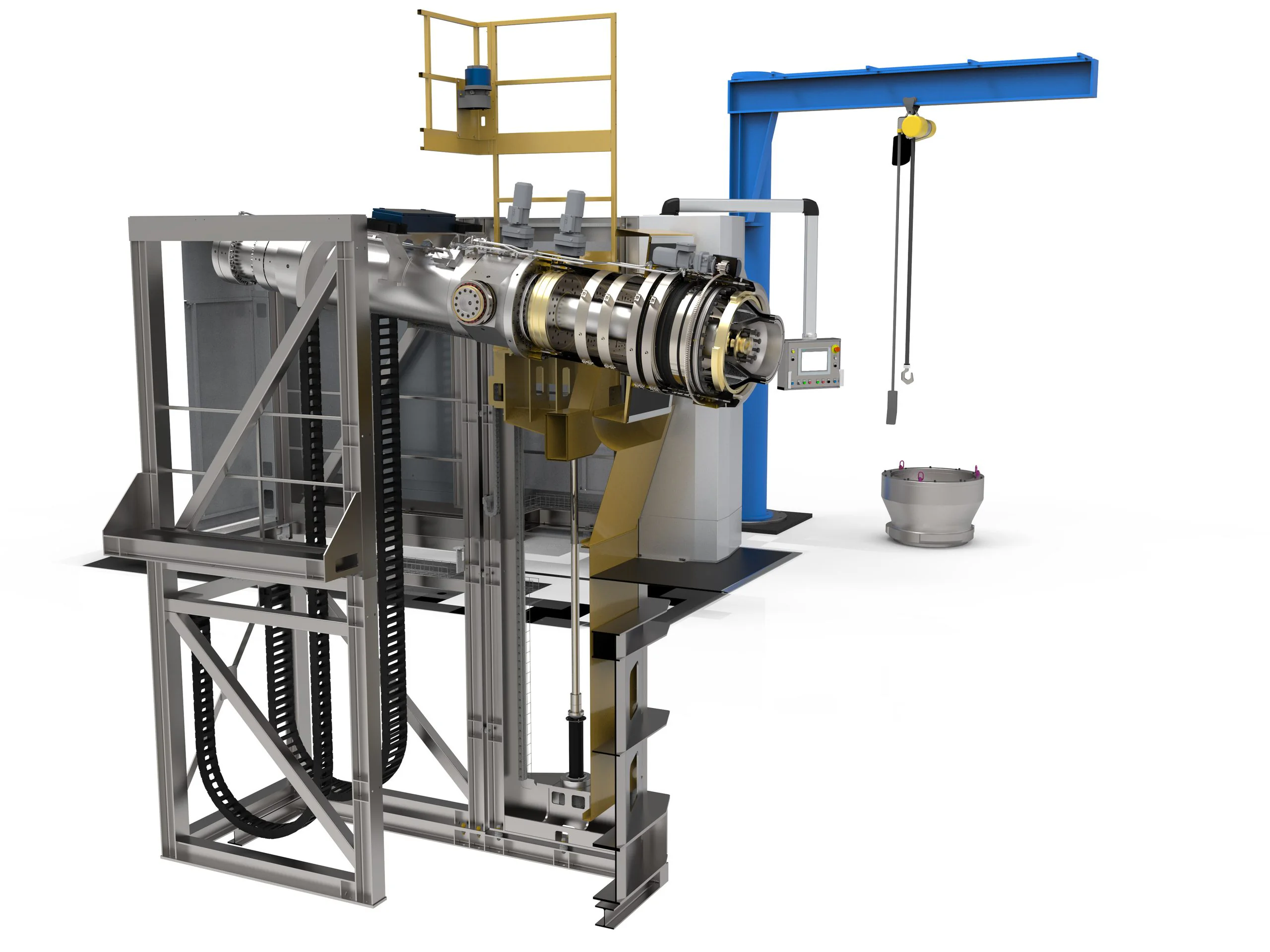 Machine for manufacturing PTFE liners